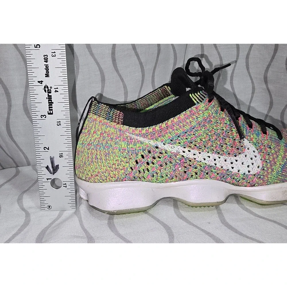 Nike Flyknit Zoom Women's Sz 6.5 Agility Multicolor Racer Trainer‎ Running Shoes - Picture 12 of 12